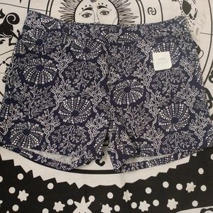 Old Navy Shorty Blue & White Mini-Short NWT